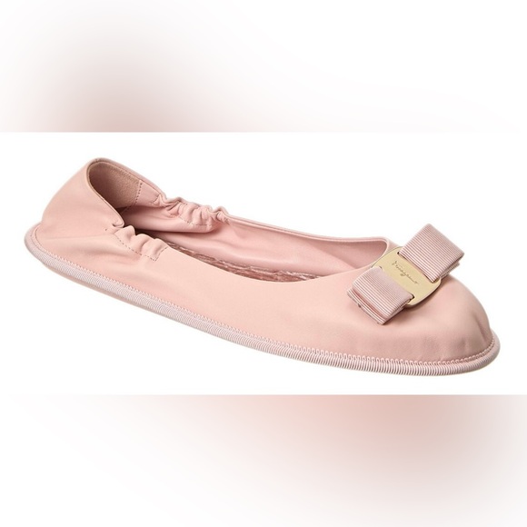 Pink Salvatore ferrgamo Ballet Flats